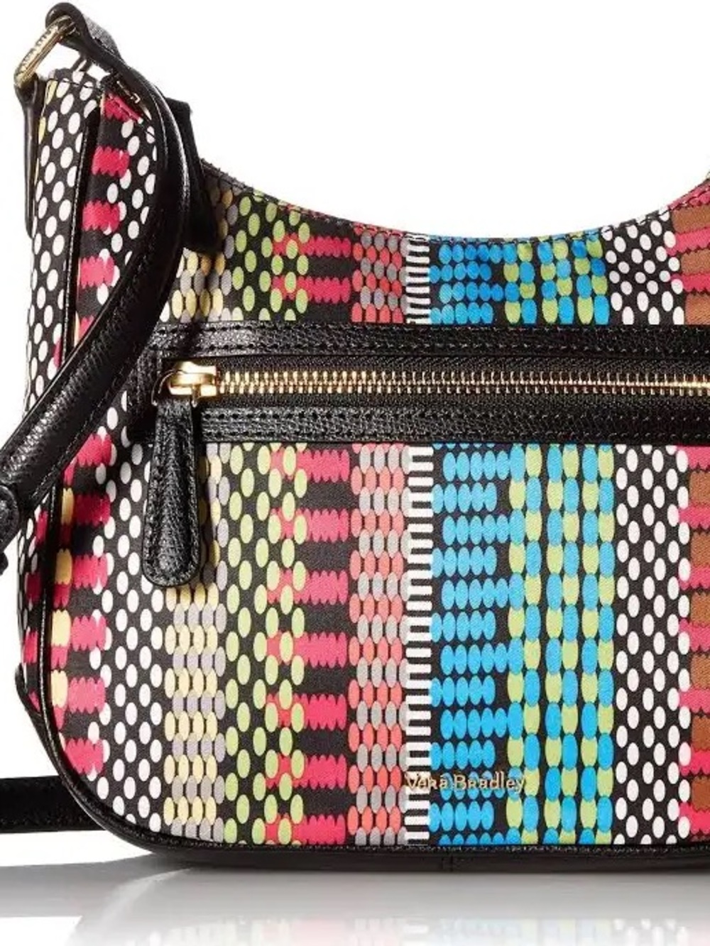 Vera Bradley Mini Vivian Crossbody Purse Bag Cha-Cha Print Multi-Color